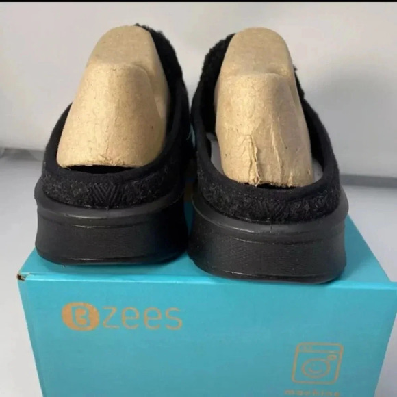Bzees Georgia Women's Washable Sparkle Knit Mule Black Size 9 New with Box NWT - Picture 8 of 15